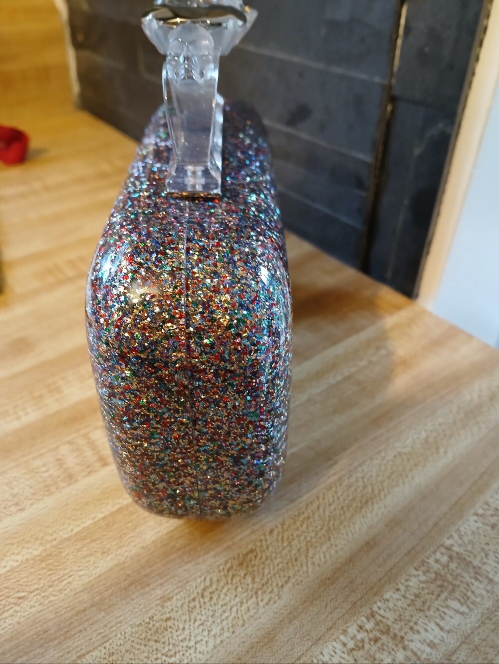 Alexander McQueen NWT RARE Multi Glittered Knuckle Bag & Dustbag - Picture 6 of 10